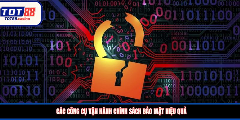 Các công cụ vận hành chính sách bảo mật hiệu quả