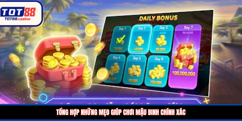 Tổng hợp những mẹo giúp chơi Mậu Binh chính xác