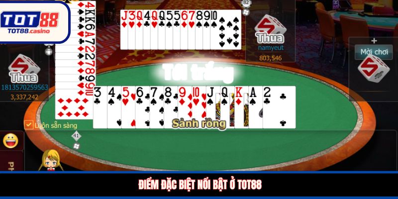 Điểm đặc biệt nổi bật ở TOT88